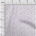 thumbnail image 2 of oneOone Polyester Spandex Medium Purple Fabric Floral Sewing Material Print Fabric By The Yard 56 Inch Wide, 2 of 4