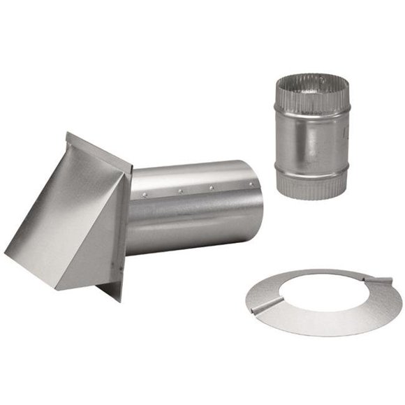 Broan-Nutone BD6 Pressure Relief Damper with Wall Cap & 6 in. Collar