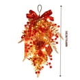 thumbnail image 4 of Couronne Année Richesse Pendentif Fête du Printemps Ornements de Fruits Année Décorations de Festival Éventail Doré Pendentif Fruit Rouge, 4 of 7
