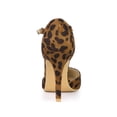 thumbnail image 2 of BLISSFUL STEP Chaussures pour Femmes Bout Rond Talon Aiguille Sandales à Bride en T Léopard 5.5, 2 of 7