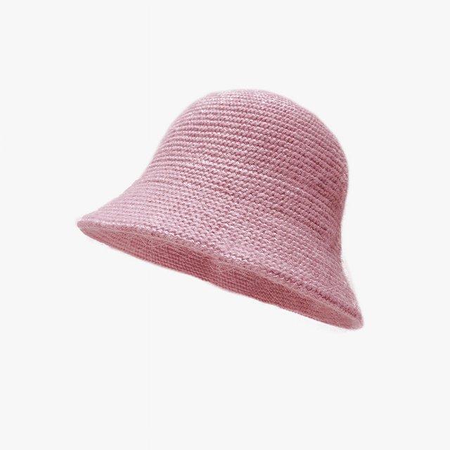 LinYooLi Hat Women's Autumn/Winter Korean Edition Instagram Fashion Brand Versatile Woolen Hat Cold Hat Winter Warm Ear Protection Big Head Bucket Hat