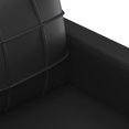 thumbnail image 4 of vidaXL Canapé 2 Places Noir 120 cm Similicuir, 4 of 5