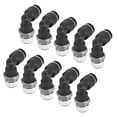 thumbnail image 3 of LHCER 10 Pcs Connecteurs Pneumatiques en Forme de L Filetage Externe Angle Droit Raccords Rapides Accessoires de Compresseur d'Air, Raccords de Tube, Raccords d'Air, 3 of 8