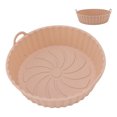 thumbnail image 1 of Doublure en Silicone pour Friteuse à Air Chaud, 2 Pcs Paniers en Silicone Réutilisables Antiadhésifs pour Friteuse à Air, Pots en Silicone Pliables Ronds avec Poignée, Accessoires pour Friteuse à Air, 1 of 8