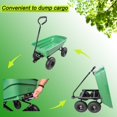 thumbnail image 3 of Folding Garden Cart - 300 lb Capacity Steel Frame for Gardening/Home Improvement, 3 of 5