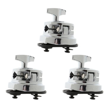 Bunblic 6 Pièces Support de Tambour Plaque de Base Crémaillère Tambour Tom Support de Montage, 3 Pièces Type A, 6cm