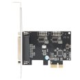 thumbnail image 4 of PCIE à Carte de Port Parallèle Impression LPT PCI E Adaptateur DB25 Extension avec Adaptateur de Carte d'Imprimante LPT de Support Bas, Port DB25 Cartes de Port Parallèle, 4 of 8