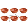 thumbnail image 3 of Tumotour 4 Inches Square Seasoning Plates 6 Boxed Wheats Straw Plates Sauces Plates, 3 of 6