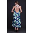 thumbnail image 3 of Bimba Robe de Plage Teinture sur Nœuds pour Femmes, Dos Nu, Col Licou, Été, Soirée, Fête - Grande, 3 of 6