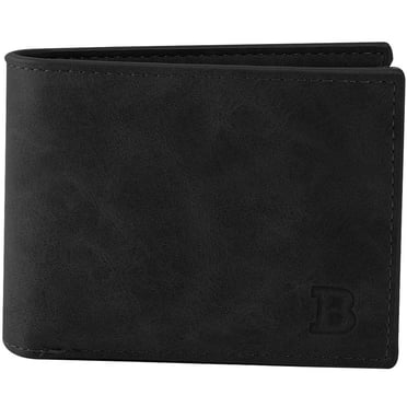braveheart Men's Wallet PU Leather Bifold Zipper men hangbag Pocket Wallets for Men with Credit Card Slots Holder Pouch