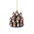 thumbnail image 1 of Binwennn Easter Decorations Christmas Tree Penguin Acrylic 2D Pendant Christmas Pendant Christmas Tree Shape Penguin Pendant Christmas Acrylic Pendant New Year Pendant, 1 of 4