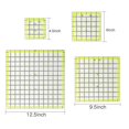 thumbnail image 2 of 4 Pcs Règle de Courtepointe, Règles Carrées de Courtepointe Règle de Découpe de Tissu Règles pour Quilteuses en Acrylique Transparentes avec Anneaux Antidérapants, 2 of 6