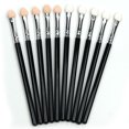 thumbnail image 3 of HBFAGFB Eyeshadow Stick 10pcs Makeup Brushes Sponge Applicator Tool Versatile Daily Use Black, 3 of 6