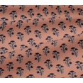 thumbnail image 5 of oneOone Viscose Jersey Fabric Leaves & Floral Block Print Sewing Fabric BTY 60 Inch Wide, 5 of 5