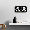 thumbnail image 3 of High-definition LED display alarm clock with temperature display, 3 of 10