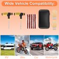 thumbnail image 3 of Unique Bargains 10 Pcs Tire Repair Kit Flat Tire Repair Tool to Fix Punctures for Jeep, Car, RV, SUV, UTV, Truck, Motorcycle, Tractor Puncture Repair Set Black, 3 of 7