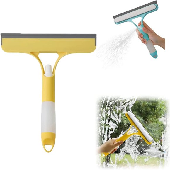 Product Category Cleaning Brush Multifunction Window Cleaning Tool with Water Spray Function for Glass Doors Showers and in Home Kitchen Car and
