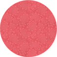 thumbnail image 1 of Ahgly Company Tapis d'Intérieur Ronds Transitionnels Rouges Lavables à la Machine, 6 Pieds Rond, 1 of 7