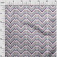 thumbnail image 3 of oneOone Georgette Viscose Teal Green Fabric Chevron Sewing Craft Projects Fabric Prints By Yard 42 Inch Wide, 3 of 4