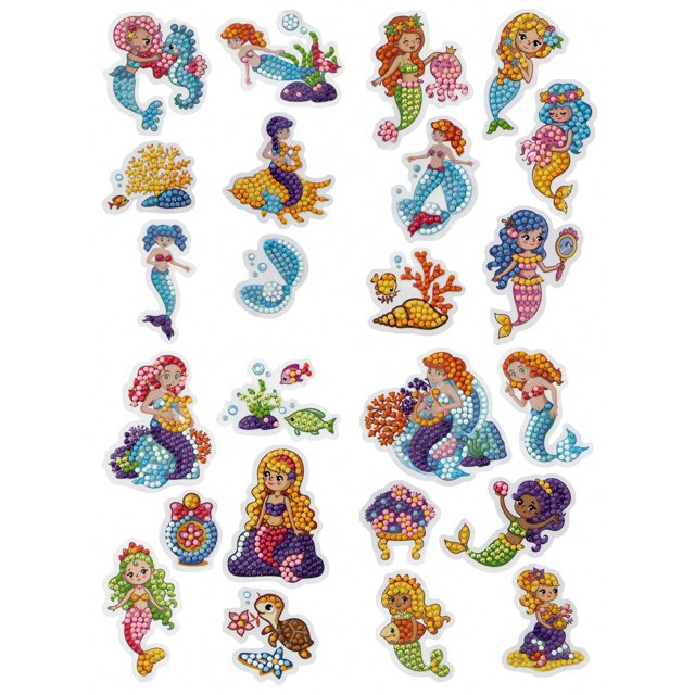 5d Colored Diy Diamond Embellished Stickers For Water Bottles, Refrigerators, Office Supplies, Gift Wrapping
