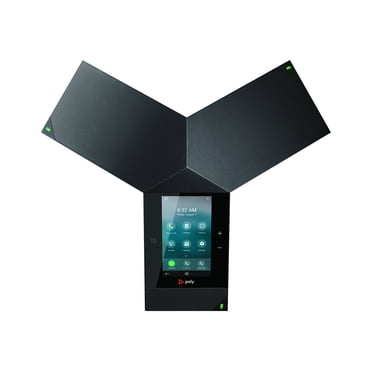 Poly Trio 8800 - Téléphone VoIP de Conférence - avec interface Bluetooth - Capacité d'Appel 5 Voies - SIP, SRTP - 3 Lignes - Noir