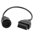 thumbnail image 3 of Cable Diagnostic Tool, Practical 14 Pin To 16 Pin Diagnostic Cable, Convenient Diagnostic Cable,  Black Plastic for Car, 3 of 7