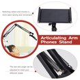 thumbnail image 3 of TAILTOSS Desktop Phone Stand Plastic Black 1Set with Clippable Feature, 3 of 8