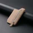 thumbnail image 1 of Leather Phone Wallet Card Holder with Magnetic Stand for Cards & Cash | Universal Stick On Case, 1 of 3