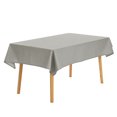 thumbnail image 1 of Unique Bargains Nappe en Lin Résistante aux Plis Lavable 120x160cm Nappe Grise, 1 of 5