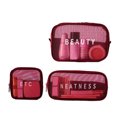thumbnail image 1 of WIFKLSIIPG Travel Storage Bag Makeup Toiletry Bag Breathable Mesh Change Card Bag Mesh Makeup Bag Digital Organizer Bag, 1 of 7