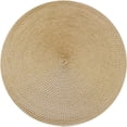 thumbnail image 2 of Dadatutu Round Woven Placemats,12.6 Inches Natural Water Hyacinth Farmhouse Hand-Woven Place Mats Braided Rattan Table Mats for Dining Table, 2 of 2