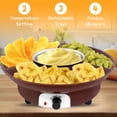 thumbnail image 3 of Huayishang Cooking Utensils Melting Pot Fondue Pot Set For And Cheese With Dipping Forks 9 Ounce Detachable Bowl For Melts Cheese Melts, 3 of 8