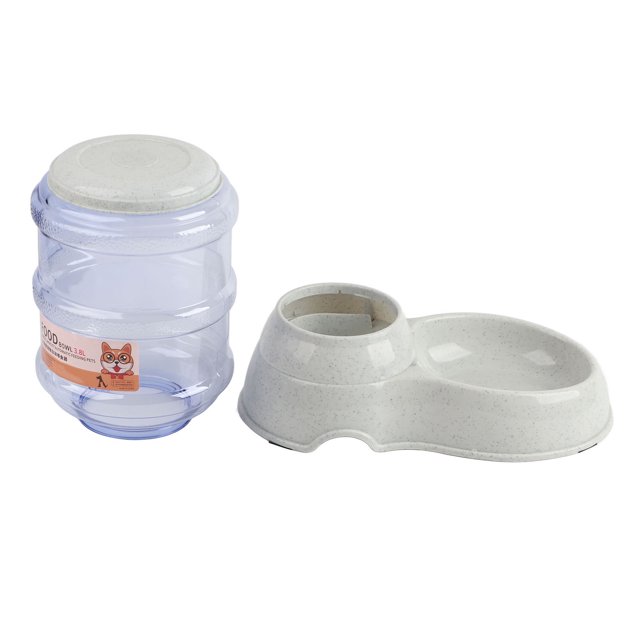 Animal de Compagnie Alimentateur Automatique Grande Capacité Bol d'Alimentation Détachable Non Slip pour Chien 3.8L