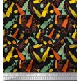 thumbnail image 1 of Soimoi Poly Georgette Fabric Bottle & Wine Glass Bar Fabric Prints by Yard 52 Inch Wide, 1 of 5