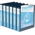 thumbnail image 1 of Davis Group, Easyview Premium, Round Ring, Customizable, View Binder, 6 Pack, 1.5", 1 of 3