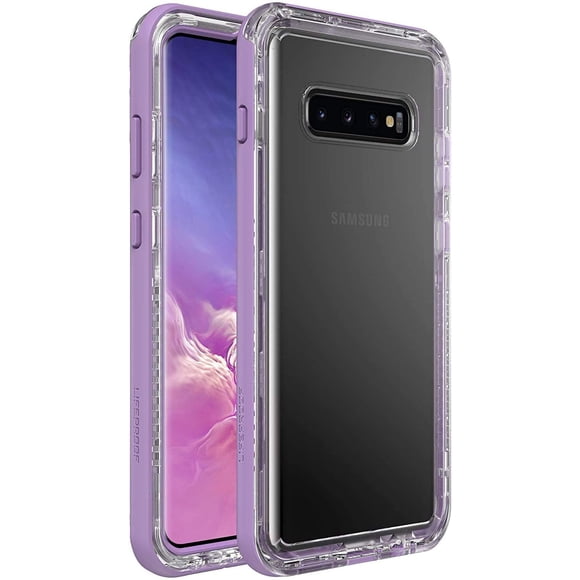 LifeProof Next Series Case for Samsung Galaxy S10 Plus - Bulk Packaging - Ultra (Clear/Purple)