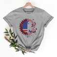 thumbnail image 2 of VKOYWKM T-Shirts du 4 Juillet pour Femmes Fête de l'Indépendance T-Shirts Graphiques Drapeau Américain Manches Courtes Col Rond Patriotiques T-Shirts du 4 Juillet, 2 of 7