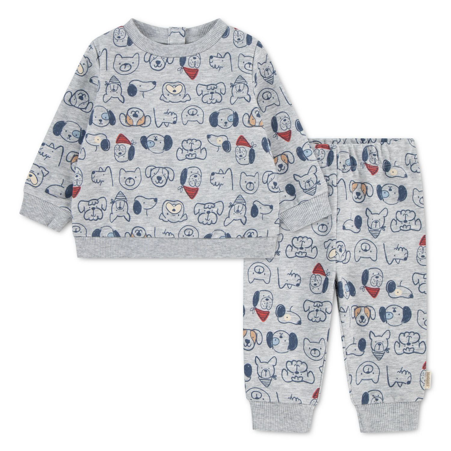 Ensemble Polaire 2 pièces Huggies pour Bébé Garçon: Haut à Manches Longues et Pantalon