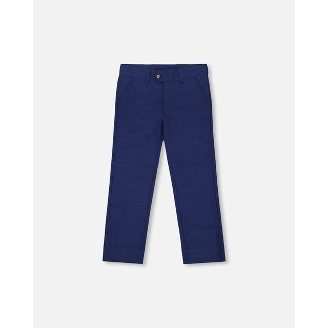 Deux Par Deux Pantalon Classique Bleu