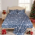 thumbnail image 2 of Gogreen 100% Cotton Christmas Sheet Set Queen Size, Christmas Classical, 3PC Set, Breathable Bed Sheet for Hot Sleeper and Night Sweats, Deep Pocket Up to 16 Inches, 2 of 8
