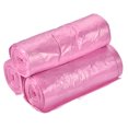 thumbnail image 1 of Uxcell 4-6 Gallon Small Trash Bags Waste Basket Liners Red, 60 Counts / 3 Rolls, 1 of 5
