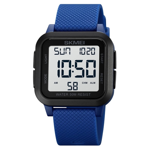 SKMEI 1894 sports watches Countdown double time watch Chronograph table Digital watches 50 meters waterproof watch
