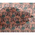 thumbnail image 4 of oneOone Viscose Chiffon Fabric Leaves & Floral Block Printed Fabric 1 Yard 42 Inch Wide, 4 of 4