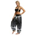thumbnail image 1 of Pantalons pour Femmes Taille Haute Pantalons Amples pour Hommes et Femmes Combinaison Imprimée Rétro Pantalons de Yoga pour Femmes 2024 en Liquidation, 1 of 4