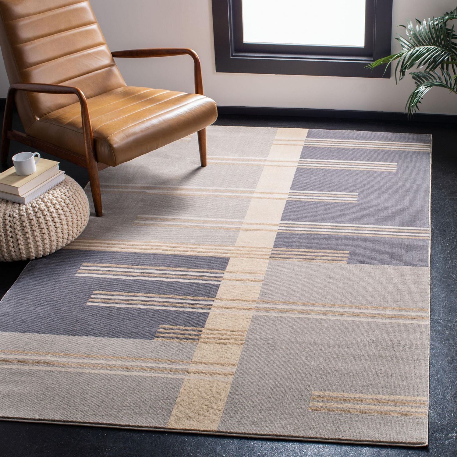 SAFAVIEH Orwell Linford Tapis Abstrait Géométrique