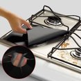 thumbnail image 2 of Hbdhejl 2 Pcs Housses Universelles pour Brûleurs de Cuisinière Protège-Feuilles Doublure de Four Réutilisable Bk, 2 of 5