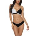 thumbnail image 1 of FcBaudy Womens Swimsuits Two Piece Swimsuit for Women Bathing Suit for Women Tankini Swimsuits for Women Womens Split Swimsuit Color Matching Bra Pants Split Swimsuit Set Women Swimsuit, 1 of 3