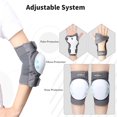 thumbnail image 4 of Yeacher Thicken Knee Pads Set 6 in 1 Protector Kit Knee Pads Elbow Pads Wrist Guards Protective Equipment Set Safety Protection Pads for Children Adult, 4 of 7