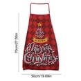 thumbnail image 3 of Todaioua Christmas Printed Apron for Adults with Adjustable Neck & Waist Straps - Waterproof Stain-Resistant Polyester Kitchen Pinafore for Holiday Cooking, Baking Parties, and Festive Home Decor​, 3 of 7