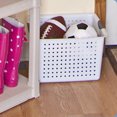 thumbnail image 4 of Sterilite Deep Ultra Plastic Storage Baskets w/ Handles, White, 30 Pack, 4 of 5
